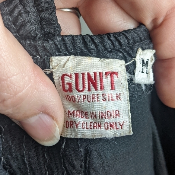 VINTAGE Black Sheer Silk and Sequin Maxi Skirt M Showgirl Carwash Bottom Holiday - Picture 3 of 12